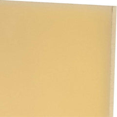 Made in USA - 1/4" Thick x 24" Wide x 2' Long, Polyurethane Sheet - Natural, 75D Hardness, ±0.015 Tolerance - Exact Industrial Supply