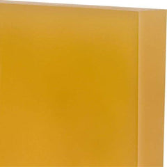 Made in USA - 1" Thick x 12" Wide x 1' Long, Polyurethane Sheet - Natural, 90A Hardness, ±0.025 Tolerance - Exact Industrial Supply