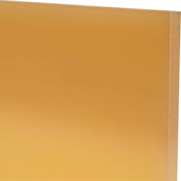 Made in USA - 3/8" Thick x 24" Wide x 1' Long, Polyurethane Sheet - Natural, 95A Hardness, ±0.015 Tolerance - Exact Industrial Supply