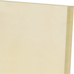 Made in USA - 2' x 24" x 1/2" Natural (Color) Polyurethane Sheet - Exact Industrial Supply