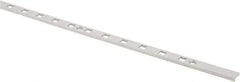 Sugatsune - 99 Lb Capacity, Anodized Satin Aluminum, Single Slot Shelf Surface Mount Bracket - 1/4" Long, 102-3/8" High, 1/2" Wide - Exact Industrial Supply