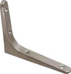 Sugatsune - 44 Lb Capacity, 304 Stainless Steel, L-Bracket - 120mm Long, 100mm High, 15mm Wide - Exact Industrial Supply