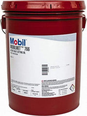 Mobil - Mobilmet 766, 5 Gal Pail Cutting Fluid - Straight Oil, For Automatic Lathe Operations, Broaching, Gear Shaving, Milling, Parting-Off, Planing, Shaping, Tapping, Threading - Exact Industrial Supply
