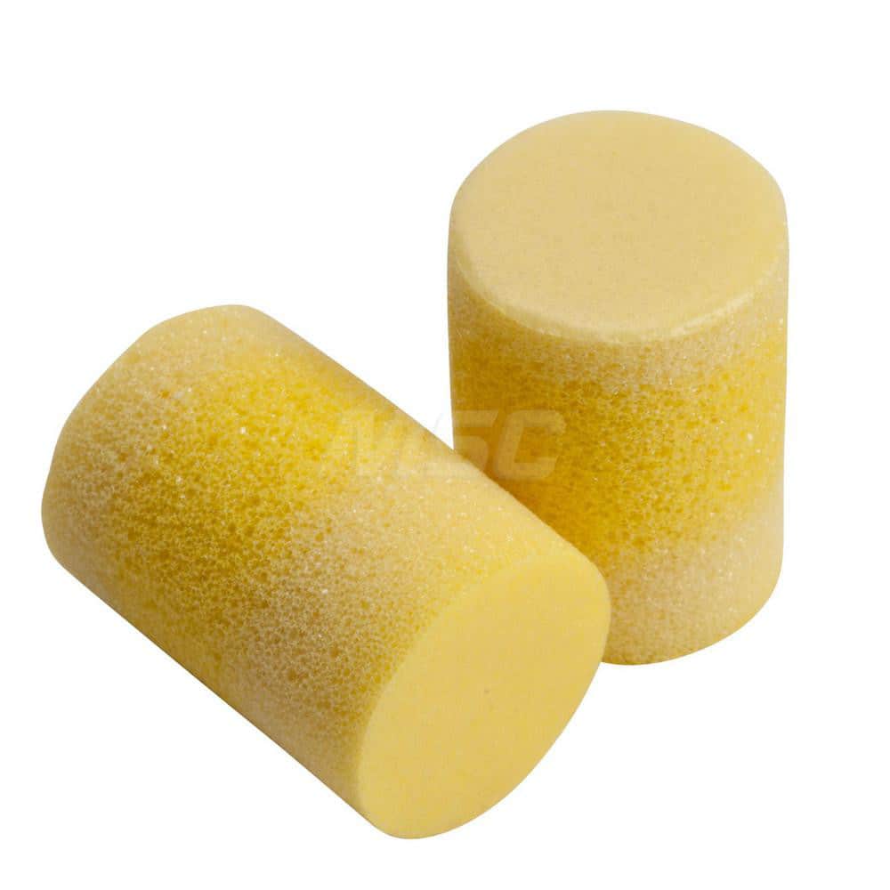 Earplug: 29dB, Foam, Barrel, Roll Down, Uncorded Yellow, 30 Pairs per Pack