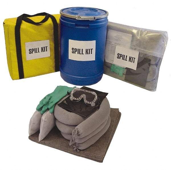 PRO-SAFE - Universal & Universal/Chemical Spill Kit - 14 Gal Polypropylene Pail - Exact Industrial Supply