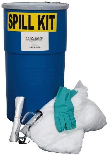 PRO-SAFE - Oil Only Spill Kit - 14 Gal Polypropylene Pail - Exact Industrial Supply