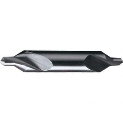 Chicago-Latrobe - #4 Plain Cut 60° Incl Angle High Speed Steel Combo Drill & Countersink - Exact Industrial Supply