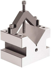 Value Collection - 2-1/4" Max Capacity, 90° Angle, Hardened Steel V-Block - 4" Long x 3" Wide x 3" High, Sold as Individual - Exact Industrial Supply