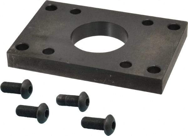 Parker - Air Cylinder Rectangular Flange Mount - Use with 3MA and 4MA Series Cylinders - Exact Industrial Supply