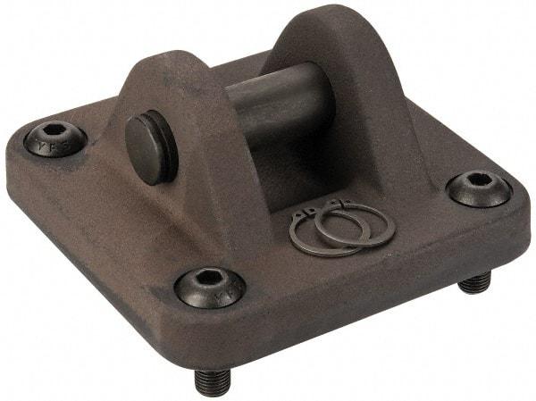 Parker - Air Cylinder Cap Fixed Clevis - Use with 3MA and 4MA Series Cylinders - Exact Industrial Supply