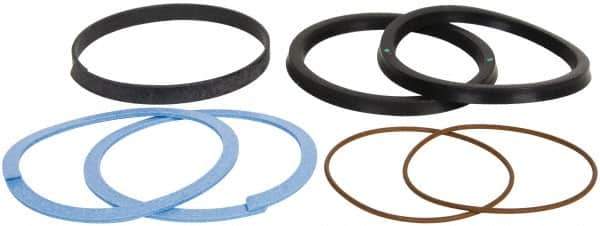 Parker - 2-1/2" Bore, 4MA Piston Seal Kit - Fits Parker - Exact Industrial Supply