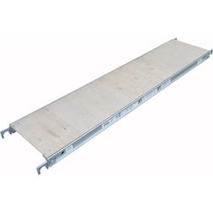 Werner - Scaffolding Planks & Stages; Type: Scaffold Board ; Length (Feet): 10.000 ; Width (Inch): 22 ; Load Capacity (Lb.): 75.000 ; Material: Aluminum Rails; Plywood Deck - Exact Industrial Supply