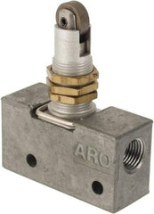 ARO/Ingersoll-Rand - Mechanically Operated Valves Valve Type: 3-Way CV Rating: 0.195 - Exact Industrial Supply