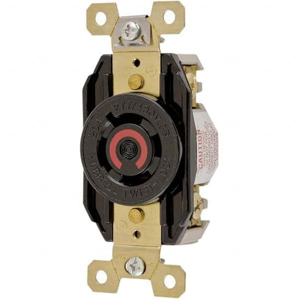 Hubbell Wiring Device-Kellems - Twist Lock Receptacles Receptacle/Part Type: Receptacle Gender: Female - Exact Industrial Supply