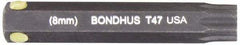 Bondhus - Star Hex Drive Bit - 2" OAL - Exact Industrial Supply