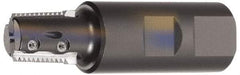 Kennametal - 18mm Cut Diam, 43mm Max Hole Depth, 25mm Shank Diam, Internal/External Indexable Thread Mill - Insert Style TMS, 3 Inserts, Toolholder Style TMT, 102mm OAL - Exact Industrial Supply