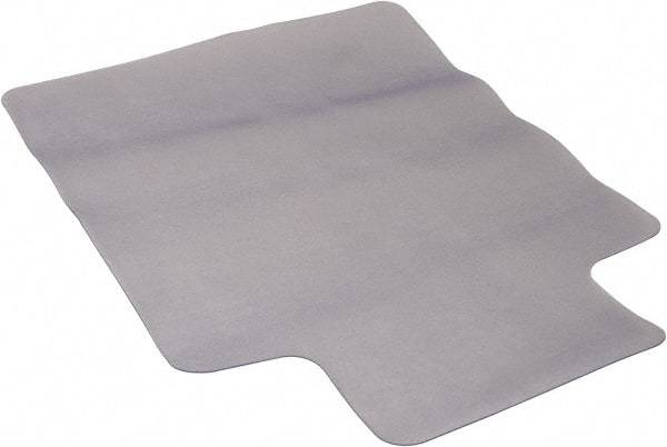 Aleco - 53" Long x 45" Wide, Chair Mat - Single Lip, Straight Edge Style, Texured Both Sides - Exact Industrial Supply