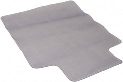 Aleco - 53" Long x 45" Wide, Chair Mat - Single Lip, Straight Edge Style, Texured Both Sides - Exact Industrial Supply