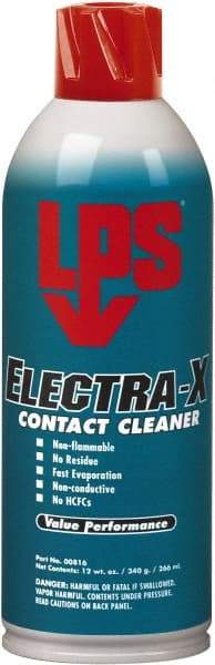 LPS - 12 Ounce Aerosol Contact Cleaner - 9,000 Volt Dielectric Strength, Nonflammable - Exact Industrial Supply