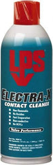 LPS - 12 Ounce Aerosol Contact Cleaner - 9,000 Volt Dielectric Strength, Nonflammable - Exact Industrial Supply