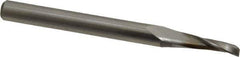 Onsrud - 3/16" Cutting Diam x 5/8" Length of Cut, 1 Flute, Upcut Spiral Router Bit - Uncoated, Right Hand Cut, High Speed Steel, 2-7/8" OAL x 1/4" Shank Diam, Single Edge, 19 to 32° Helix Angle - Exact Industrial Supply