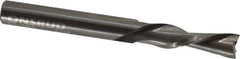 Onsrud - 5/16" Cutting Diam x 1-1/8" Length of Cut, 2 Flute, Downcut Spiral Router Bit - Uncoated, Right Hand Cut, Solid Carbide, 3" OAL x 5/16" Shank Diam, Double Edge, 30° Helix Angle - Exact Industrial Supply