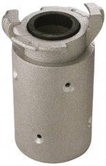 EVER-TITE Coupling Products - 1-1/2" ID x 2-3/8" OD Sandblaster Hose End - Aluminum, Rated to 100 PSI - Exact Industrial Supply