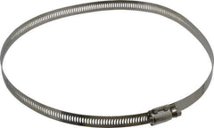 EVER-TITE Coupling Products - SAE Size 140, 2-1/2 to 9-1/4" Diam, Stainless Steel Worm Drive Clamp - 9/16" Wide, Material Grade 304 - Exact Industrial Supply