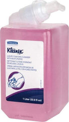 Kleenex - 1 L Dispenser Refill Foam Hand Cleaner - Moisturizing, Light Pink, Citrus Floral Scent - Exact Industrial Supply