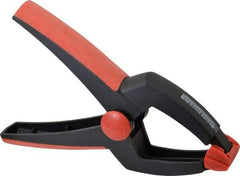 Bessey - 3" Jaw Opening Capacity, 2-3/4" Throat Depth, Spring Clamp - Plastic Body, Plastic Handle, Plastic Tip, 9" OAL - Exact Industrial Supply
