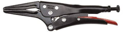 Proto - 9-1/32" OAL Standard Jaw Locking Pliers - 25/64" Jaw Width, 2-9/16" Jaw Depth, 2-3/4" Jaw Opening, Standard Handle - Exact Industrial Supply