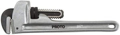 Proto - 12" Aluminum Straight Pipe Wrench - 6" Pipe Capacity - Exact Industrial Supply