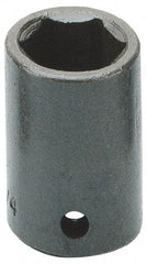 Armstrong - 1/2" Drive 18mm Standard Impact Socket - 6 Points, 1-17/32" OAL - Exact Industrial Supply