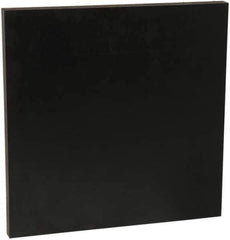 Made in USA - 1-1/2" Thick x 2' Wide x 2' Long, ABS Sheet - Black, R-105 Hardness, ±5% Tolerance - Exact Industrial Supply