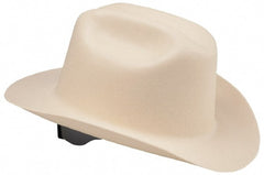 Hard Hat: Western, Type 1, Class G, 4-Point Suspension White, Plastic