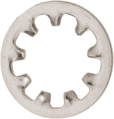 Value Collection - 3/8" Screw, 0.398" ID, Stainless Steel Internal Tooth Lock Washer - 0.692" OD, Uncoated, Grade 18-8 - Exact Industrial Supply