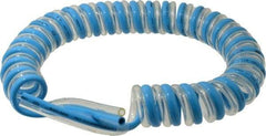 Advanced Technology Products - 1/4" ID x 3/8" OD, 5/8" Wall Thickness, Polyurethane Tube - Light Blue & Clear, 140 Max psi, 98 Shore A Hardness - Exact Industrial Supply