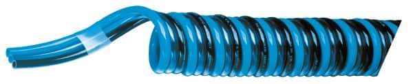 Advanced Technology Products - 21/64" ID x 1/2" OD, 55/64" Wall Thickness, Polyurethane Tube - Black, Clear Blue & Light Blue, 140 Max psi, 98 Shore A Hardness - Exact Industrial Supply