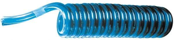 Advanced Technology Products - 8mm OD, Polyurethane Tube - Black, Clear Blue, Light Blue & Clear, 140 Max psi, 98 Shore A Hardness - Exact Industrial Supply