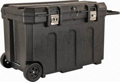 Stanley - 1 Tray Mobile Tool Chest - 23" Wide x 22-13/16" Deep x 23-1/4" High, Plastic, Black - Exact Industrial Supply