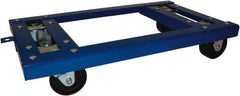 PRO-SOURCE - 2,000 Lb Capacity Steel Welded Angle Iron Open Dolly - 30" Long x 18" Wide, 4" Wheels - Exact Industrial Supply