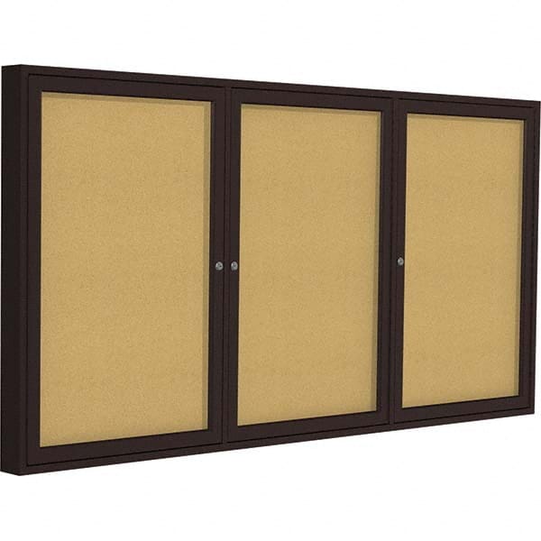 Ghent - Cork Bulletin Boards Style: Enclosed Cork Bulletin Boards Color: Natural Cork - Exact Industrial Supply