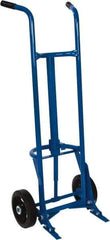 PRO-SOURCE - 1,000 Lb Load Capacity, 55 Gal Drum Hand Truck - 23-3/4" Wide x 61" High, 2 Wheels - Exact Industrial Supply