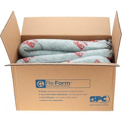 Brady SPC Sorbents - 12 Gal, 8' Long, 3" Diam, Polypropylene Sock - Universal, Brown - Exact Industrial Supply