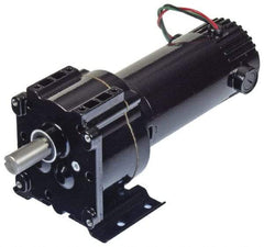 Bison Gear - 90 VDC, 170 RPM, 10.6:1 Gear Ratio, Parallel Gearmotor - 42 Torque, 1/8 hp, TENV Enclosure - Exact Industrial Supply
