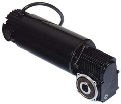 Bison Gear - 90 VDC, 135 RPM, 13:1 Gear Ratio, Right Angle Gearmotor - 32 Frame, 13 Torque, 1/8 hp, TENV Enclosure - Exact Industrial Supply