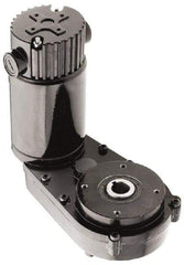 Bison Gear - 90 VDC, 1.3 RPM, 1397:1 Gear Ratio, Parallel Offset Gearmotor - 26 Frame, 1,100 Torque, 1/20 hp, TENV Enclosure - Exact Industrial Supply