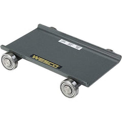 Wesco Industrial Products - 10,000 Lb Capacity Steel Machine Dolly - 11-3/4" Long x 8-1/2" Wide x 2-1/4" High, 2" Wheels - Exact Industrial Supply