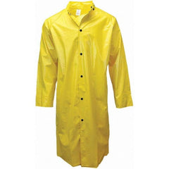 Neese - Size L Yellow Rain & Flame Resistant/Retardant Coat - Exact Industrial Supply