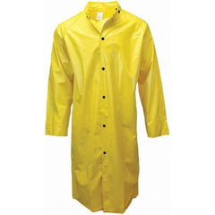 Neese - Size M Yellow Rain & Flame Resistant/Retardant Coat - Exact Industrial Supply